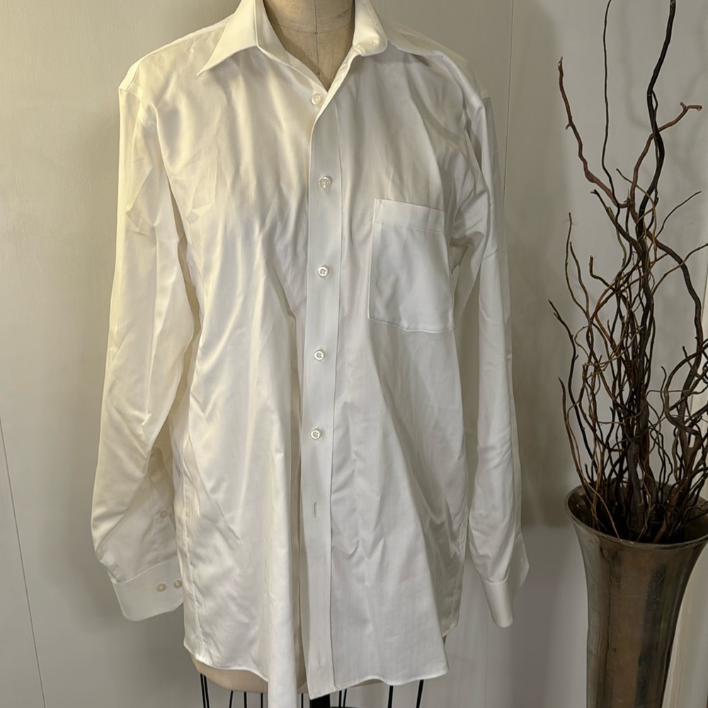 Joseph Abboud white cotton non-iron dress shirt